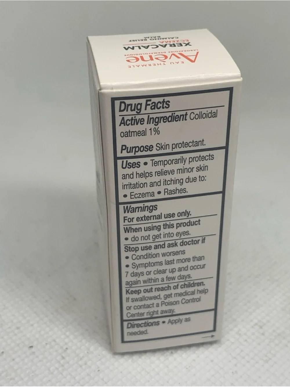 Avene Xeracalm Calming Relief Balm - NIB .16 Oz